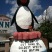 Penguin statue in Cut Bank Montana